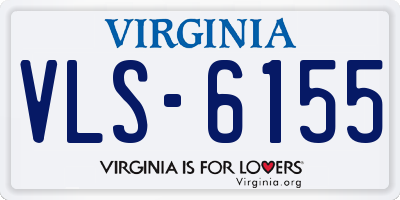 VA license plate VLS6155