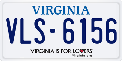 VA license plate VLS6156