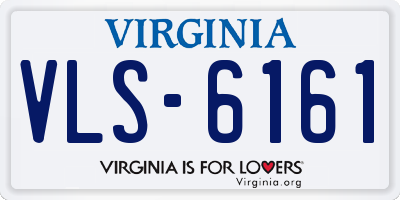 VA license plate VLS6161