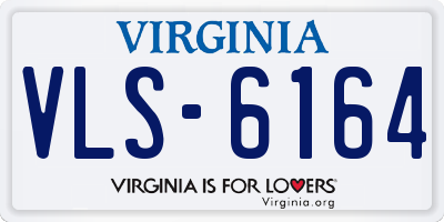 VA license plate VLS6164