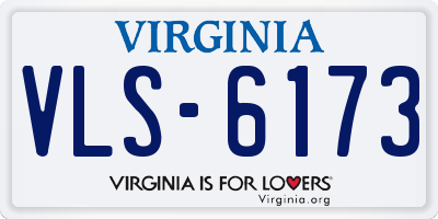 VA license plate VLS6173