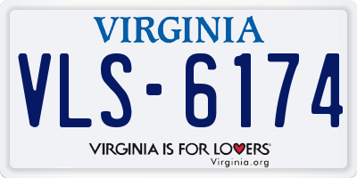 VA license plate VLS6174
