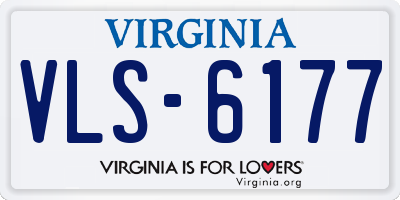 VA license plate VLS6177