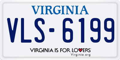 VA license plate VLS6199