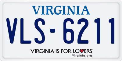 VA license plate VLS6211