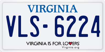 VA license plate VLS6224