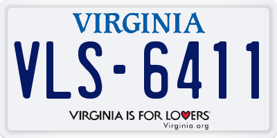 VA license plate VLS6411