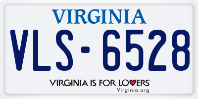 VA license plate VLS6528