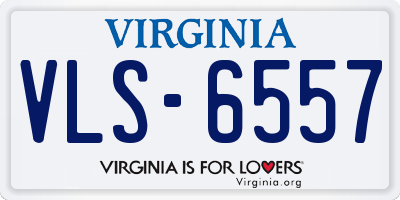 VA license plate VLS6557