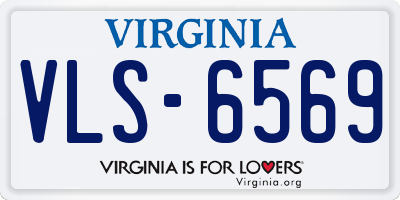 VA license plate VLS6569
