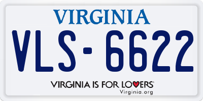 VA license plate VLS6622