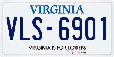 VA license plate VLS6901