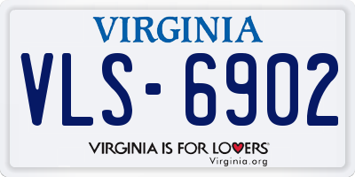 VA license plate VLS6902