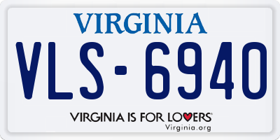 VA license plate VLS6940