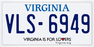 VA license plate VLS6949