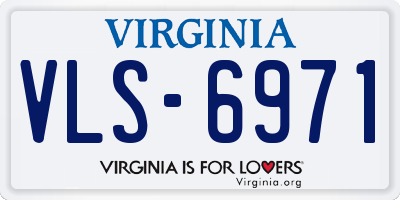 VA license plate VLS6971