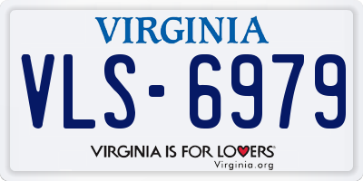 VA license plate VLS6979