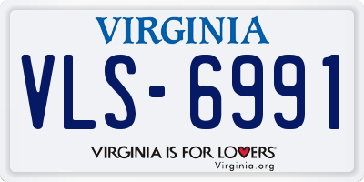 VA license plate VLS6991