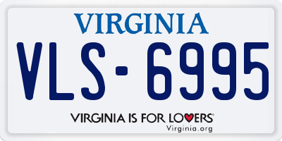 VA license plate VLS6995