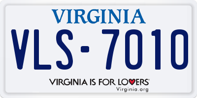 VA license plate VLS7010