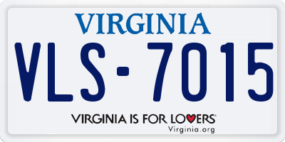 VA license plate VLS7015