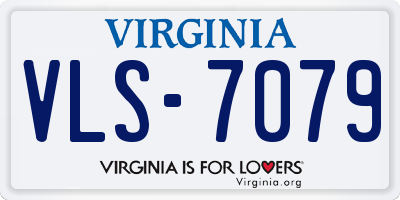 VA license plate VLS7079
