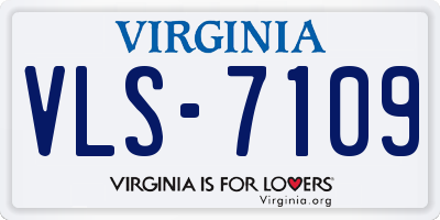 VA license plate VLS7109