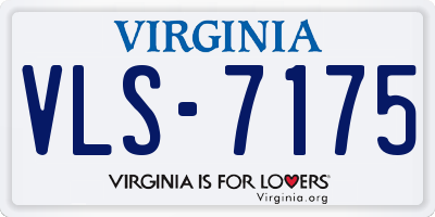 VA license plate VLS7175