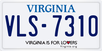 VA license plate VLS7310