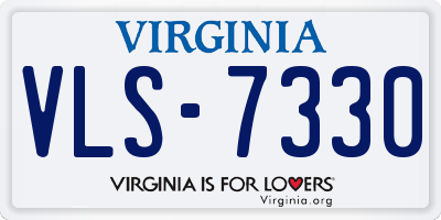 VA license plate VLS7330
