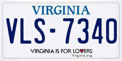 VA license plate VLS7340