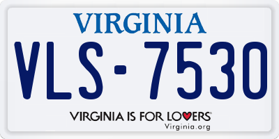 VA license plate VLS7530