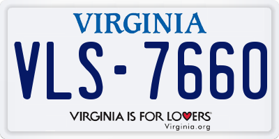 VA license plate VLS7660