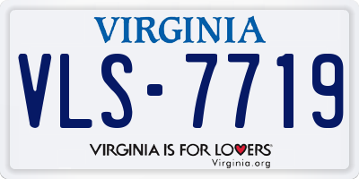 VA license plate VLS7719