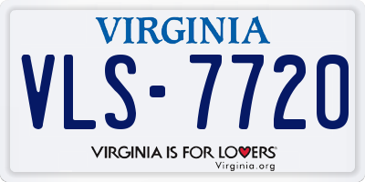VA license plate VLS7720