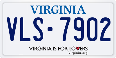 VA license plate VLS7902