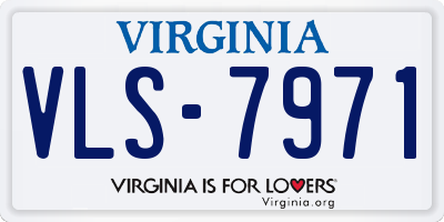 VA license plate VLS7971