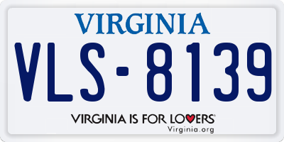 VA license plate VLS8139
