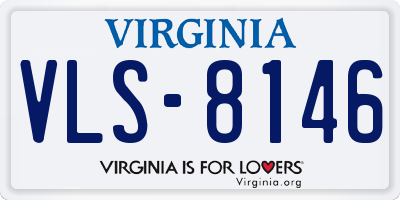 VA license plate VLS8146