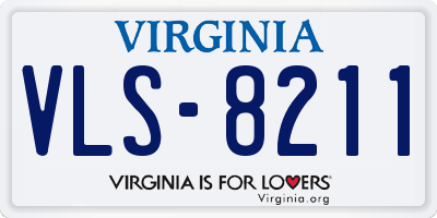 VA license plate VLS8211