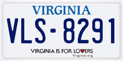 VA license plate VLS8291