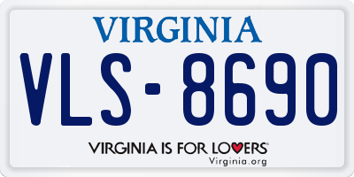 VA license plate VLS8690