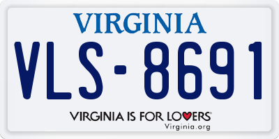 VA license plate VLS8691