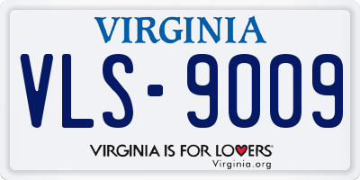 VA license plate VLS9009