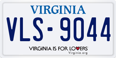 VA license plate VLS9044