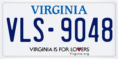 VA license plate VLS9048