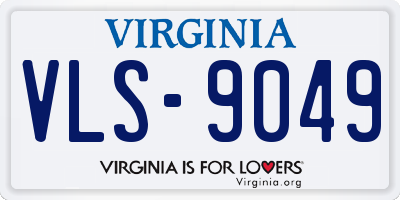 VA license plate VLS9049