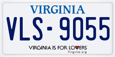 VA license plate VLS9055