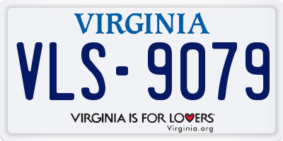 VA license plate VLS9079