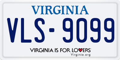 VA license plate VLS9099